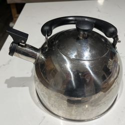 3.2QT (3-Liter) Tea Kettle for Stovetop Whistling Tea Pot, Stainless Steel Teakettle Tea Pots for Stove Top, Large Capacity with Capsule Base