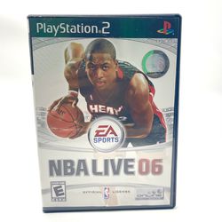 NBA LIVE 06 Sony PlayStation 2 PS2 Complete W Manual Basketball Video