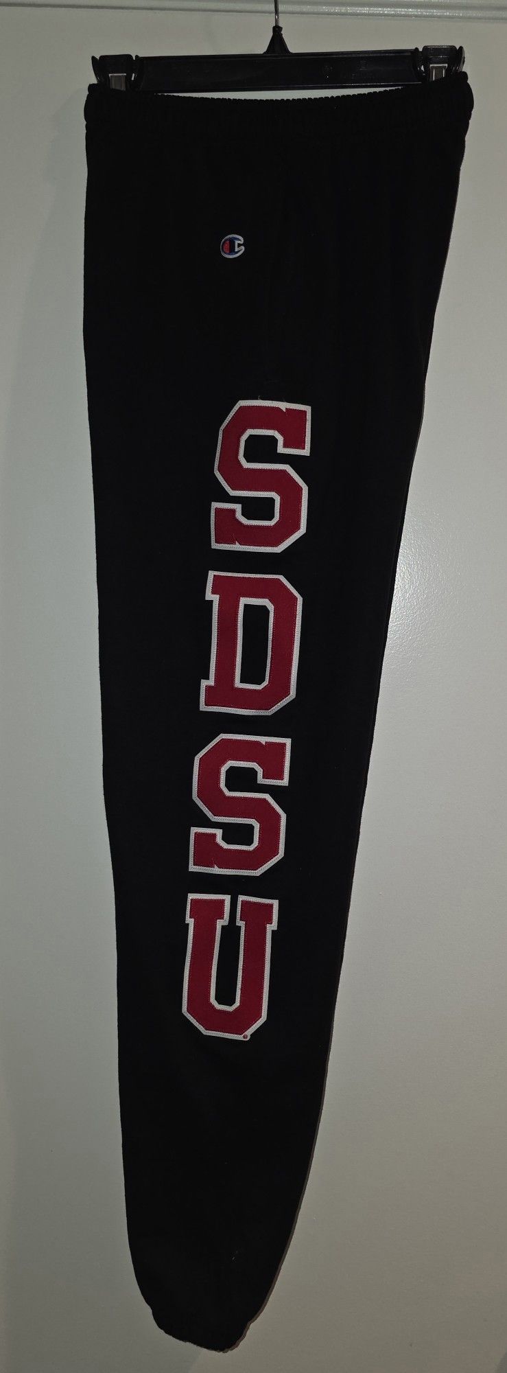 Champion SDSU San Diego State University Sweatpants Size S Black 