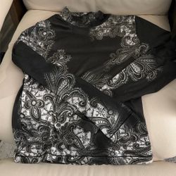 Nils Sportswear Turtleneck Athletics paisley Layering Winter Shirt