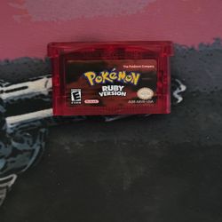 Pokemon Game Boy Advanced Ruby Version