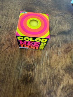 🔥YELLOW NeeDoh Color Change Fidget Toy Stress Relief Squishy Ball 🔥