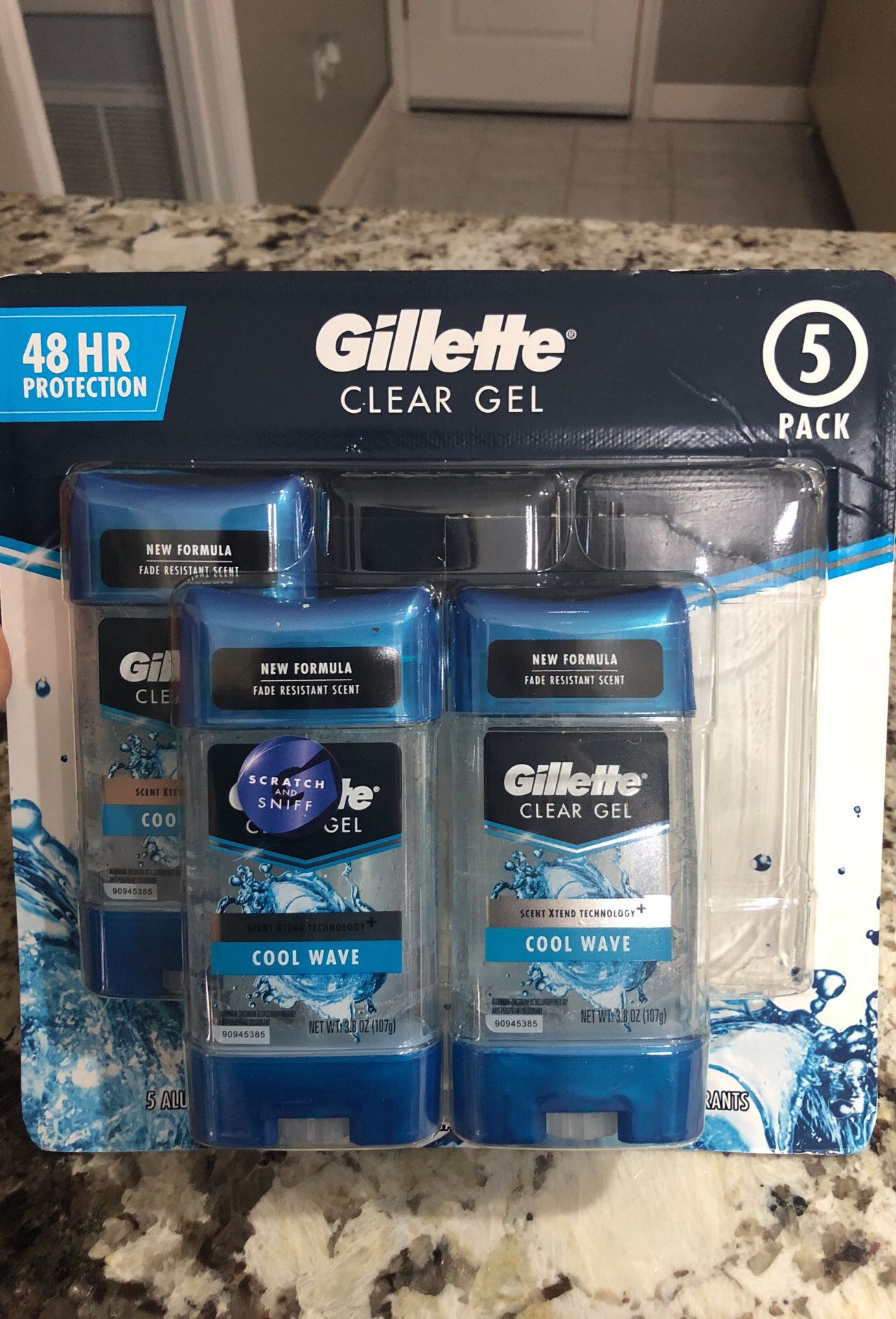 Grillete clear gel for men 3/pack