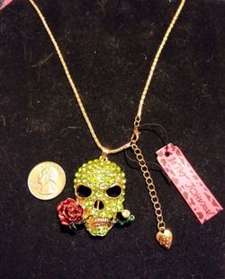 Betsey Johnson Skull Pendants
