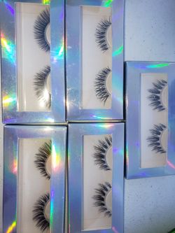 5 pais of lashes