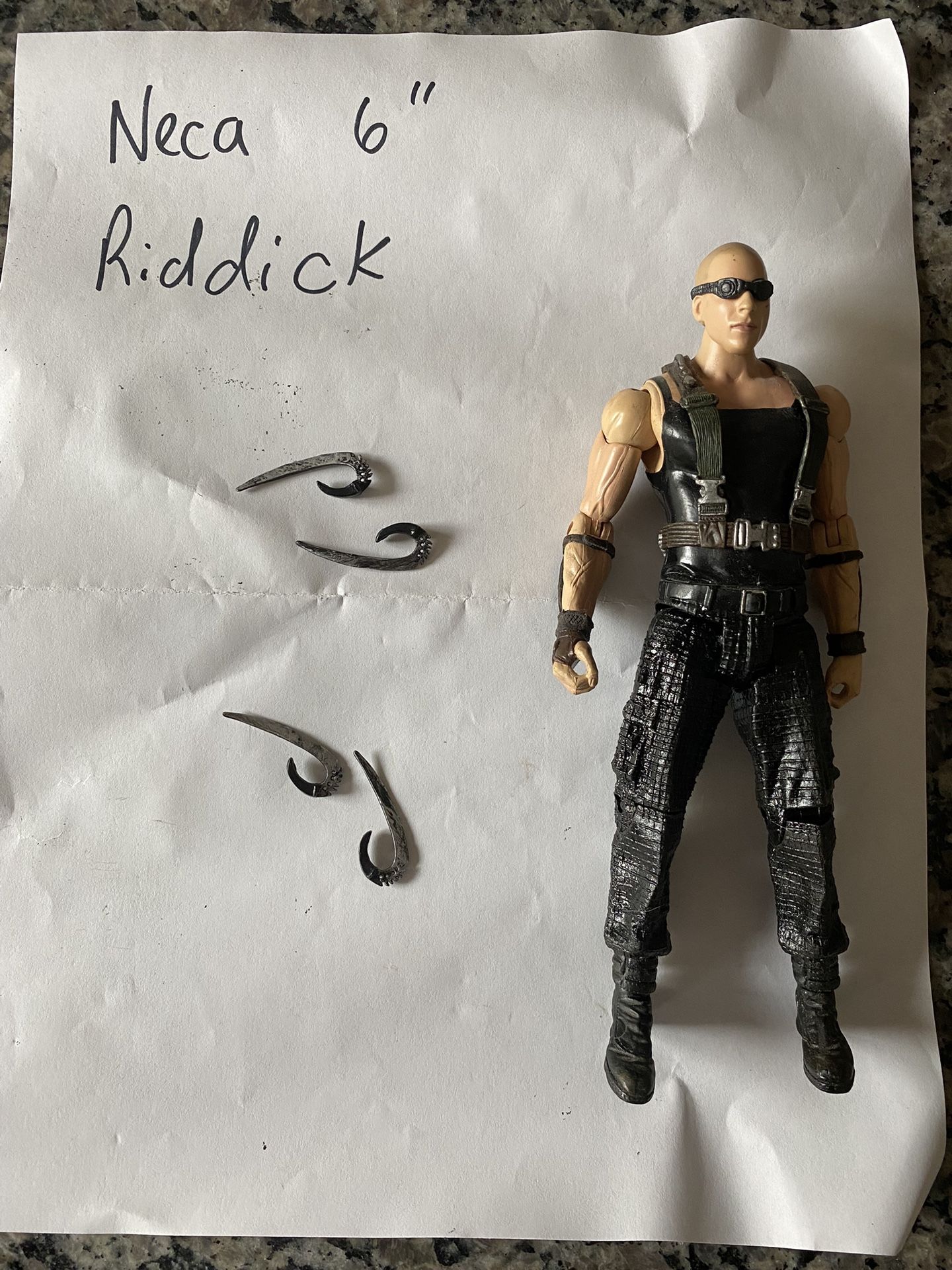 Riddick Action Figure 6” Neca