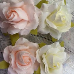 Silk Flower Clips