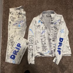 Men’s Jean Outfit Sz. M 