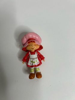Strawberry Shortcake Mini Doll Red Dress Pink Hat