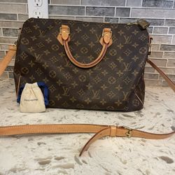 Louis Vuitton Speedy 35 Monogram With Strap