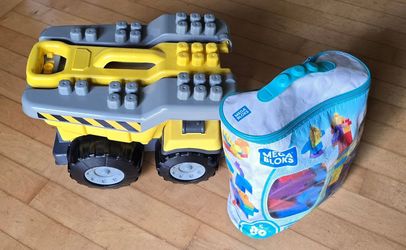 Mega blocks and bag