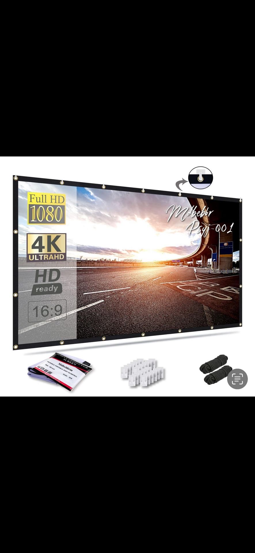 NEW 120 IN PROJECTOR SCREEN