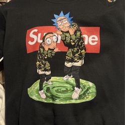 Supreme Rick And Morty Sweater 