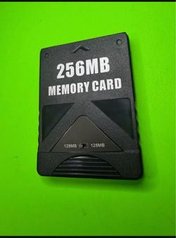 NEW 256MB PS2 Memory Card for Sony PlayStation 2 Console Game Save Data Storage 128MB Switch High Capacity Replacement Accessory
