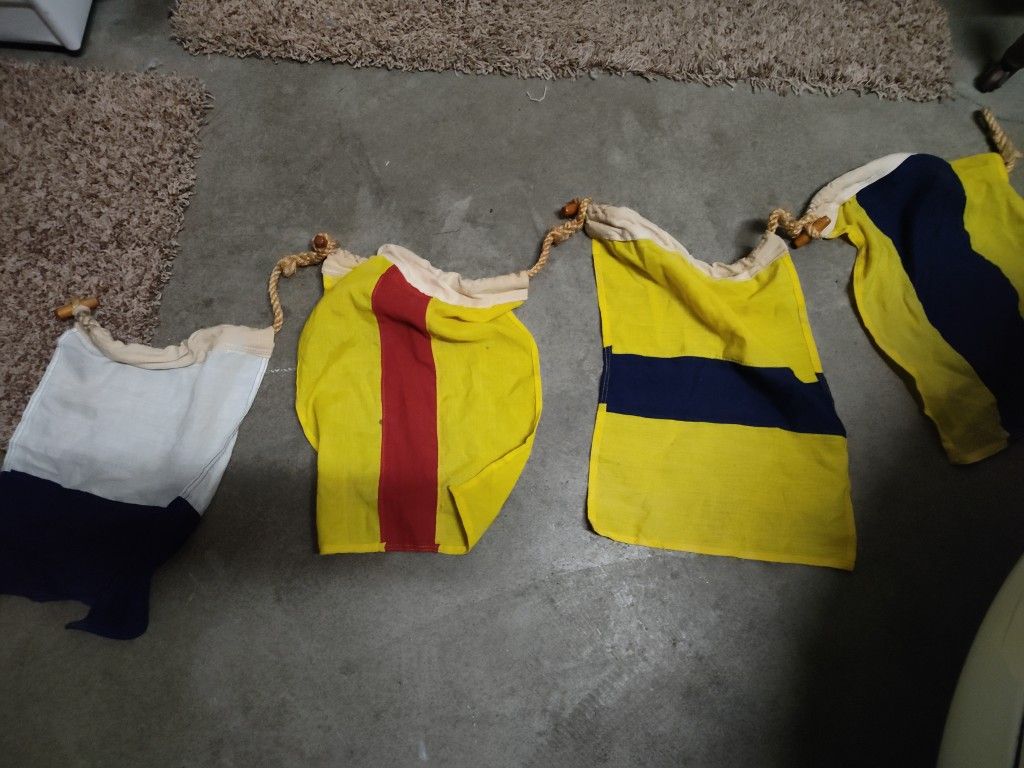 Vintage Nautical Signal Flags