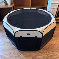NEW Foldable Portable Soft 50.39"x 50.39" x 25" Pet Playpen Exercise Dog Cat Puppy - $80 Retail