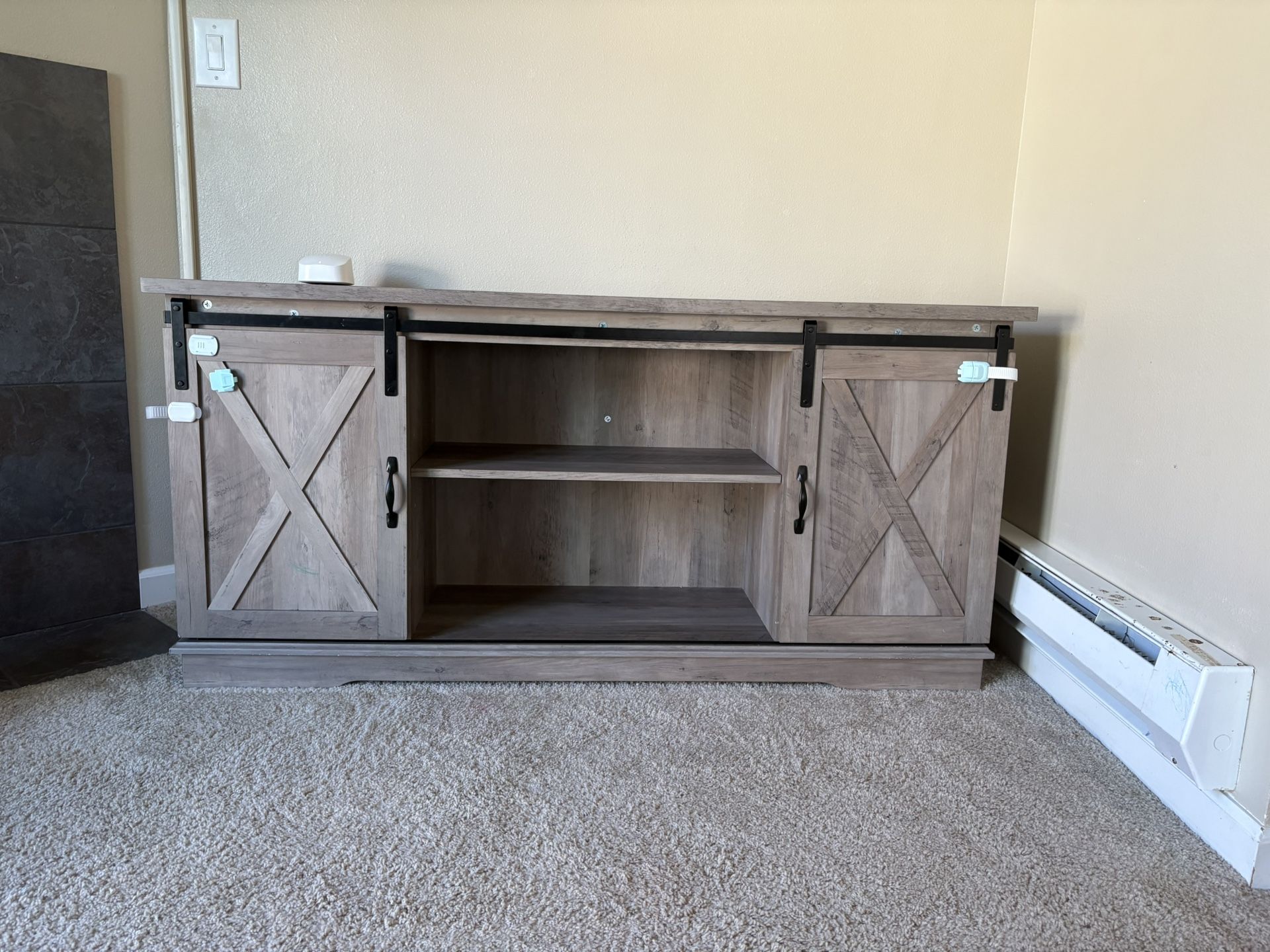 Sliding Door TV Stand