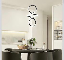 Modern Spiral LED light