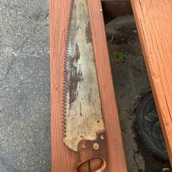 Antique Atkins Crosscut Saw 36” Blade 