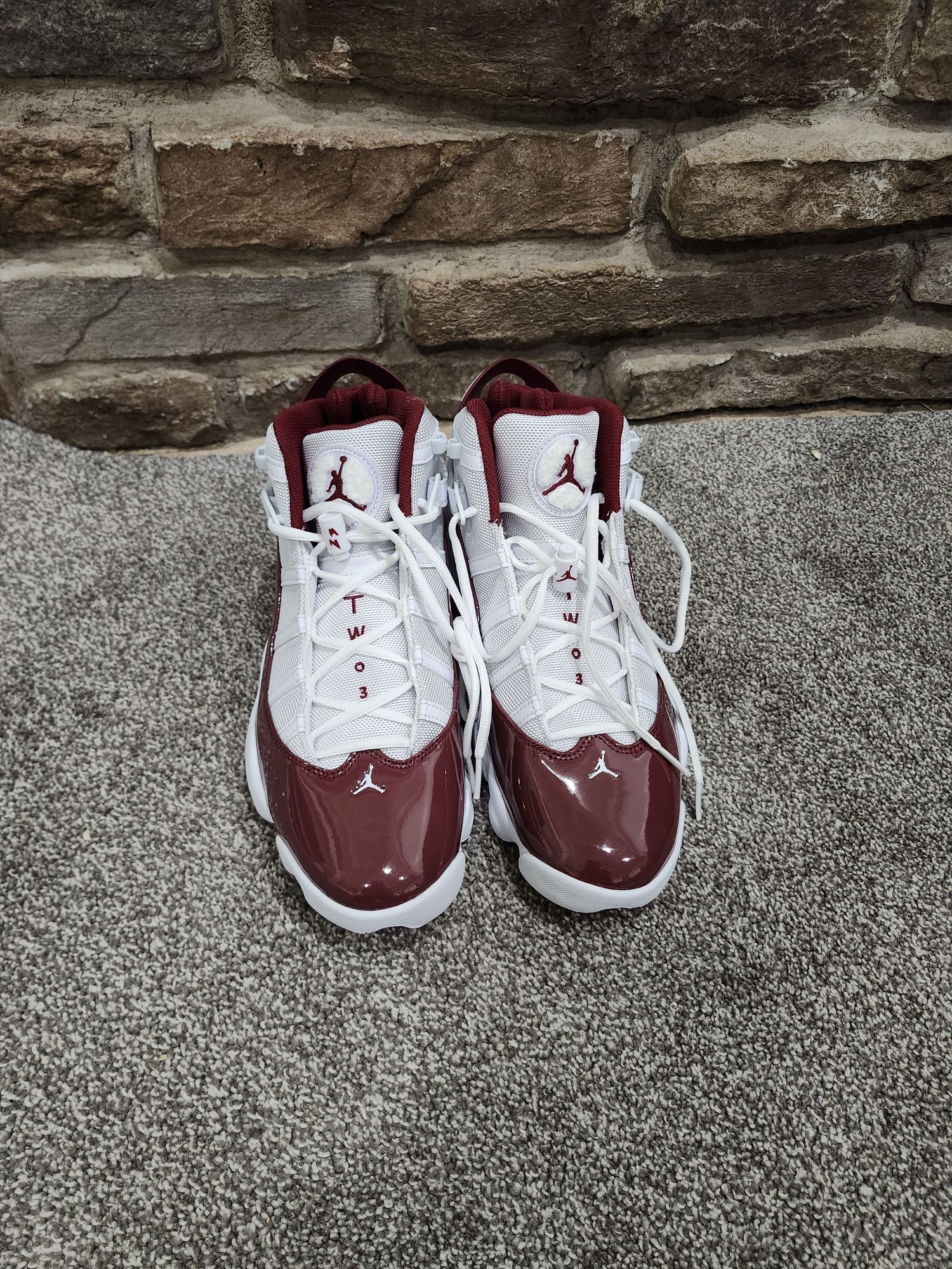 Air Jordan’s, size 11, maroon