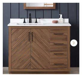 42"  BATHROOM VANITY NEW