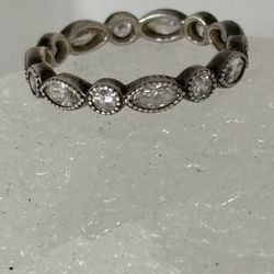 Pandora Silver 925 Ring Size 7.5