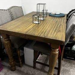 Ashley Furniture Extendable Dining Table