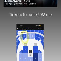 JULION ALVAREZ TICKETS 