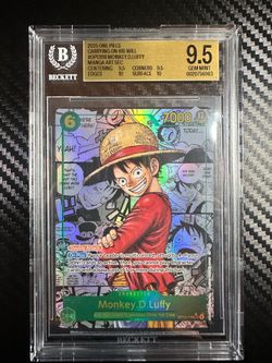 One Piece TCG Manga Luffy and Boa Hancock
