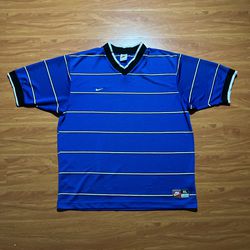 Vintage 90’s Nike Striped Jersey/Shirt  Size XL 