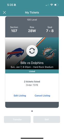 Bills Vs Dolphins 