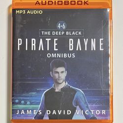 PIRATE BAYNE OMNIBUS: The Deep Black Books 4-6 by James David Victor (Brilliance Audio MP3-CD) Audible Audiobook 3-in-1 Collection Sci-Fi *Unused*