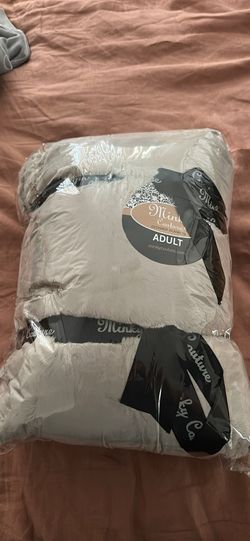 Minky couture designer blanket grey