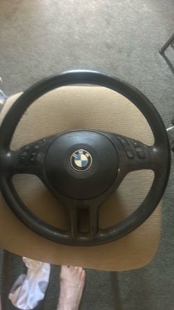BMW three spoke sport steering wheel