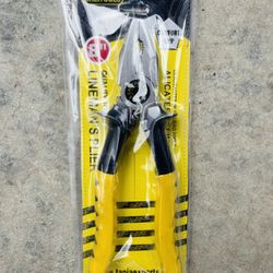 8” Heavy Duty Linesman Plier with Rubber Grip