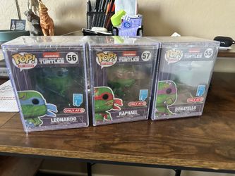 Three Teenage Mutant Ninja Turtle Funko Pops