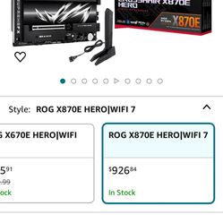 Rog Crosshair X870E Hero Gaming Motherboard 