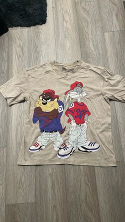 Tan Loony toons tee Large