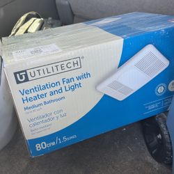 Ventilation Fan With Heater And Light