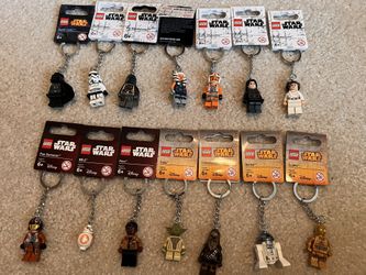 14 LEGO Star Wars Keychains