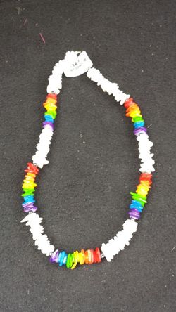 Lgbt rainbow necklace