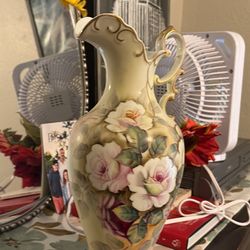 Victorian Scalloped Pitcher/Vase