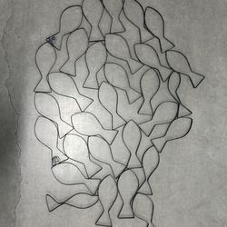 Metal Fish Wall Art Decor