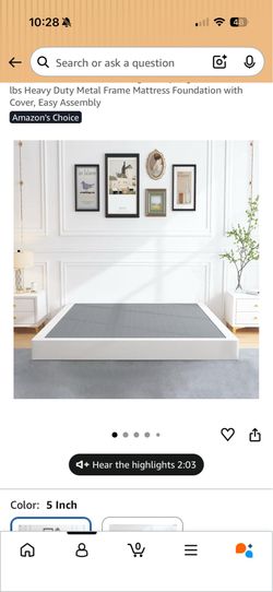 Cal king box spring