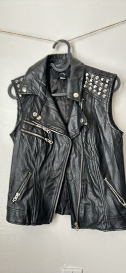 Women’s Faux Leather Vest Size S
