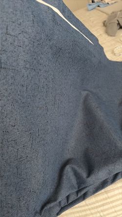 Blue blackout curtains