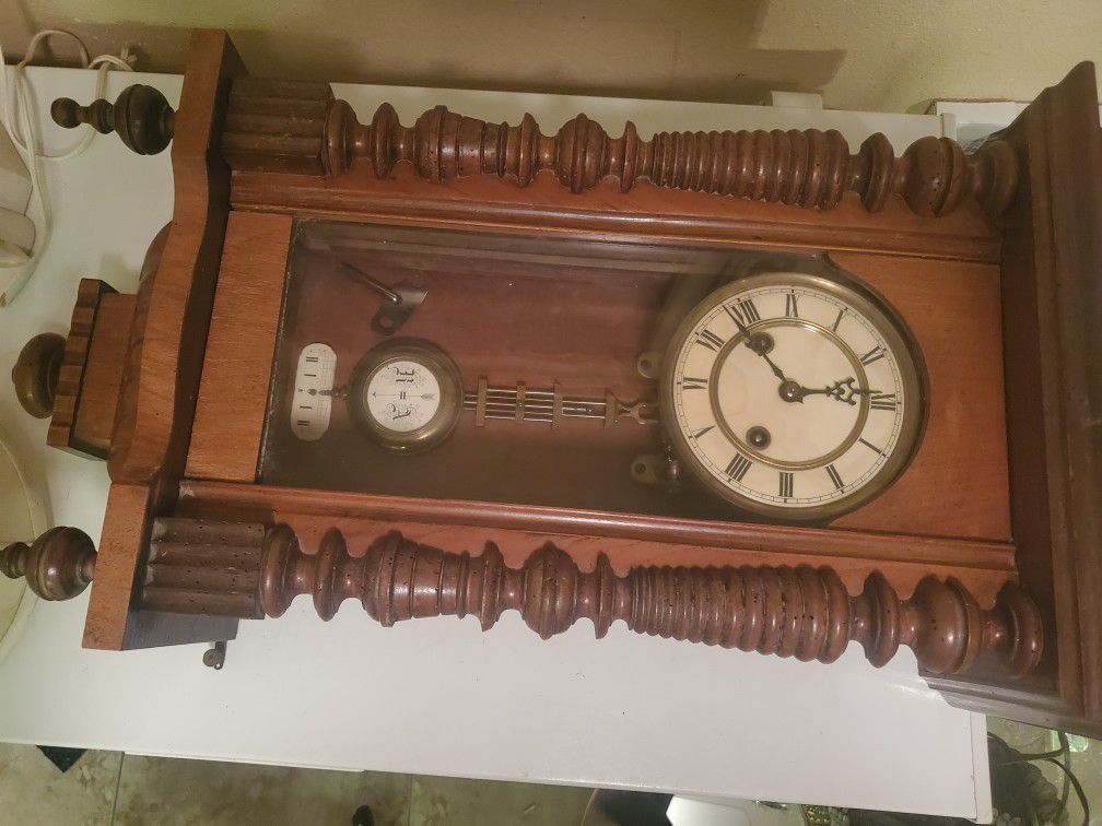 3 Antique Clocks Very Nice All Original Movements