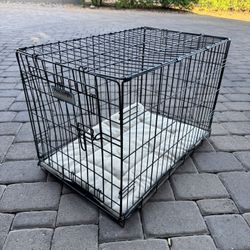 Dog crate kennel 30x21x9