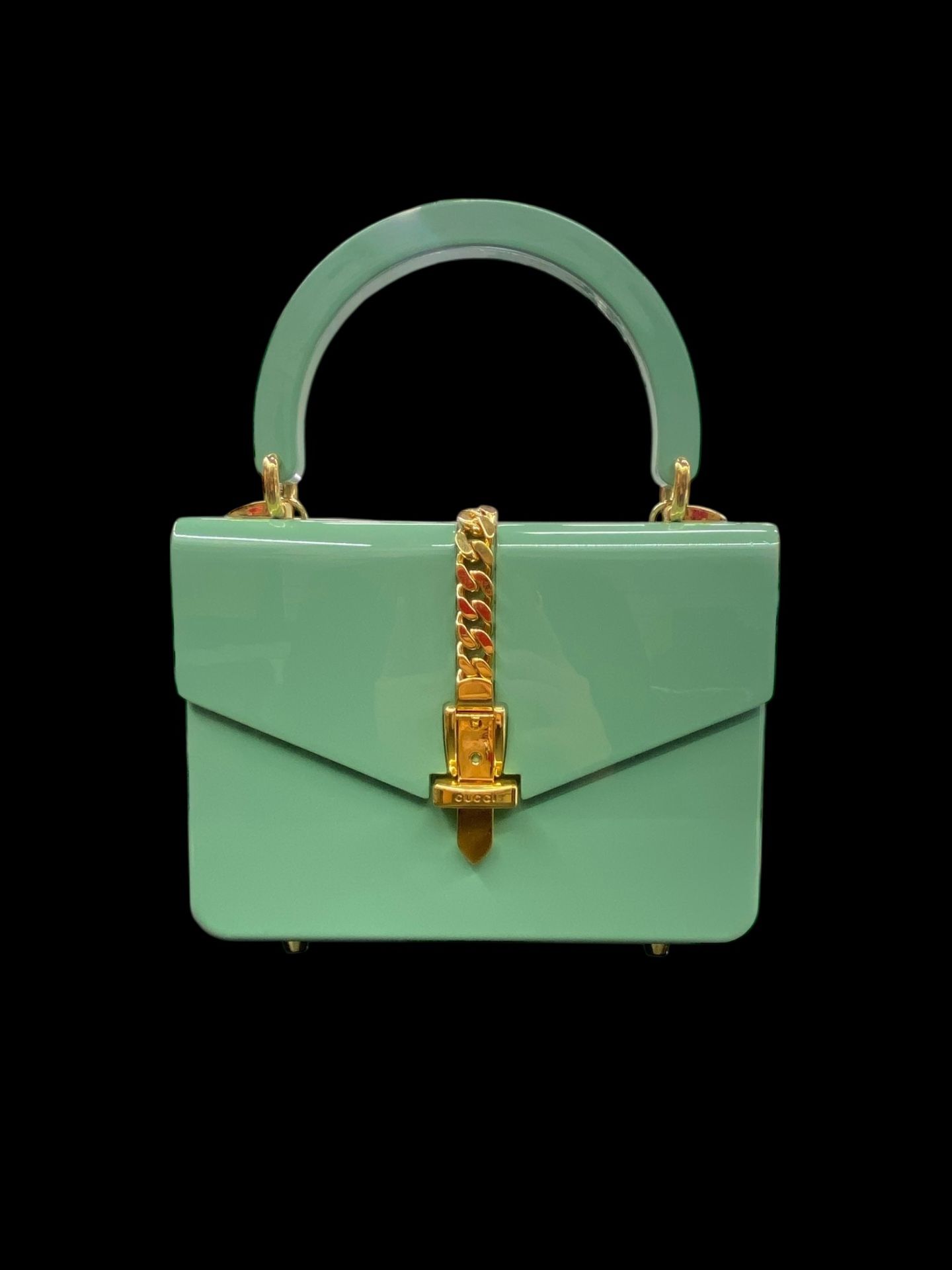 Gucci Mint Green Sylvia 1969 Handbag - AZP023984