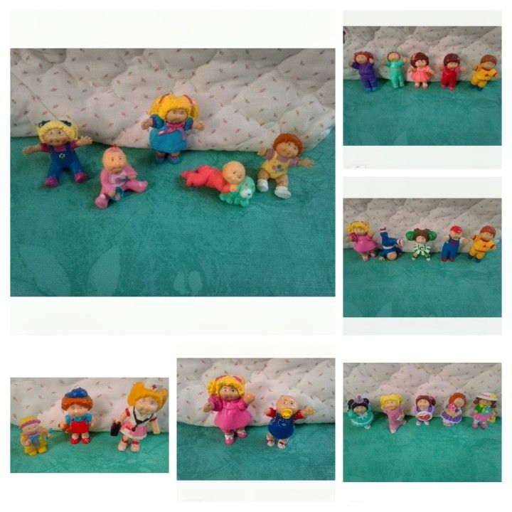 MINT condition Cabbage Patch PVC Toy Doll Figures (1984 Vintage) - YOUR CHOICE!
